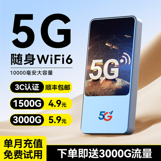 捷兰登5G千兆网速移动随身wifi2025新款免预存高速超长续航无限制流量充电携带无线车载宽带路由器正品 5G至尊版【ai多核调频】户外差旅/送3000G