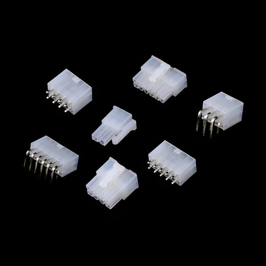 5557-4.2mm pitch series plug-in connector straight pin seat/curved pin seat/male shell/terminal 5557_2*4P_male shell No Specifications