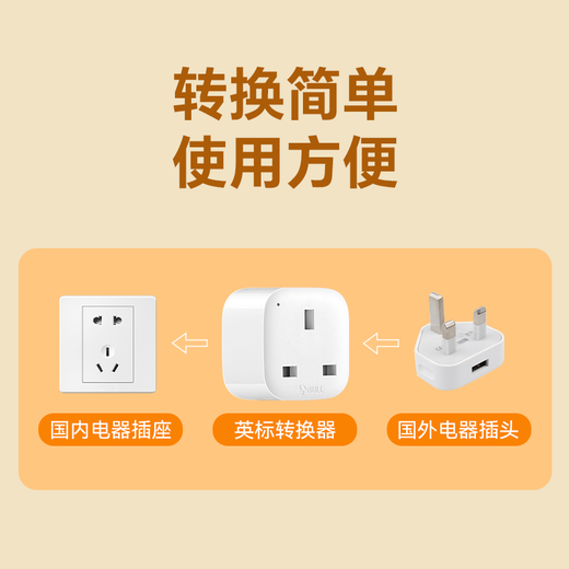 Bull (BULL) British Standard Conversion Plug China Hong Kong Conversion Plug Converter British Standard to National Standard Quick Charging Rubik's Cube Socket with USB Multi-Function Power Strip Hong Kong Version Conversion Plug National Standard to British Standard Single Jack L01CE