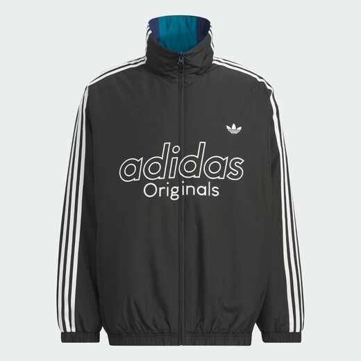 Adidas Clover Series Men's M REV JKT Short Cotton Jacket KS5954 Black S