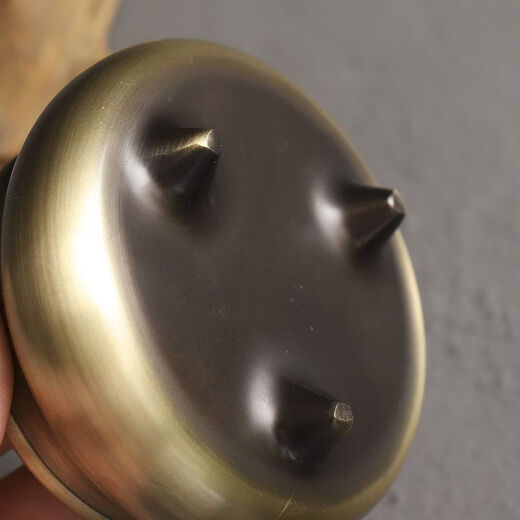 Shantou Lincun pure copper wire incense Buddha stove household sandalwood tripod stove to worship the God of Wealth sinking stove 88 models (large copper stove