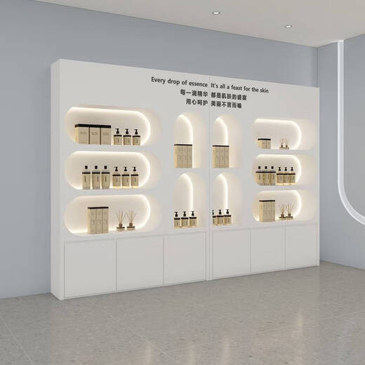 Yonghuan high-end skin care product display cabinet cosmetics special display cabinet storage cabinet beauty salon product display cabinet combination five 400*30*220