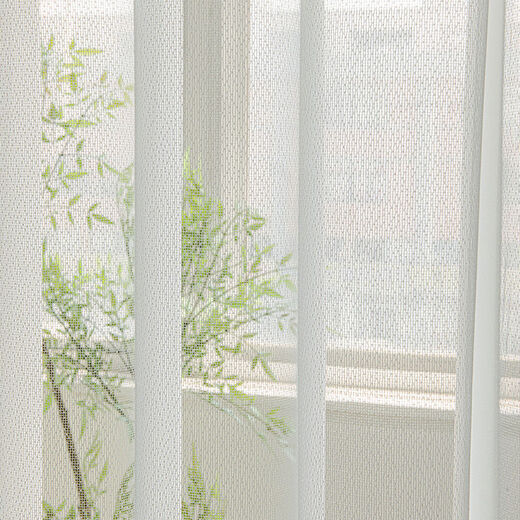 Dream curtain Internet celebrity vertical blinds living room balcony atmospheric floor-standing curtains vertical blinds smart electric curtains white semi-shading 10cm narrow piece manual dream curtain free manual rail curtain box 16-20cm