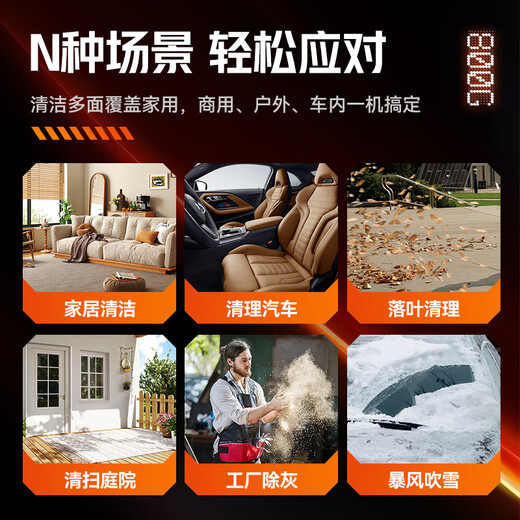 Delishi violento ventilador turbo soplador potente secador de pelo de alta potencia sopla polvo a alta velocidad, tormenta sopla nieve, eliminación de polvo industrial