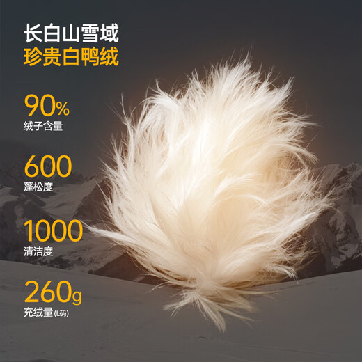 Camel Volcano Down Jacket 2.0 Wang Junkai's same urban light outdoor thickened warm jacket winter M13CR07066K