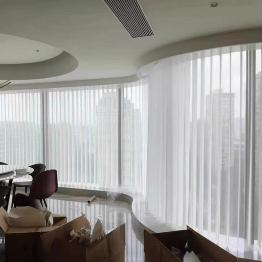 Menglian living room sunshade blinds, vertical curtains, Menglian intelligent offline voice phone, Dream curtain fabric ordinary style