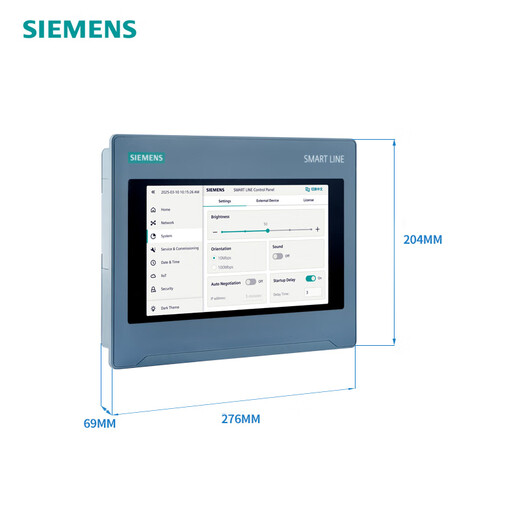 Siemens SIMATIC HMI Smart 700 IE V5 wonderful panel 6AV6648-0EC11-3AX0, touch operation, 7 widescreen TFT display