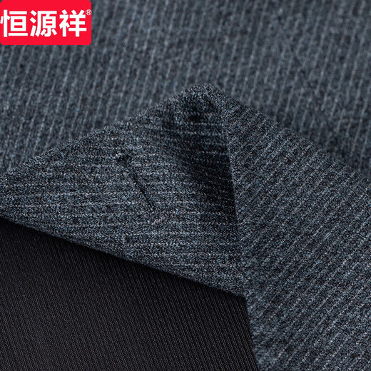 Hengyuanxiang wool high-end suit for men, middle-aged men, business casual suit jacket, men's autumn and winter new slim small suit 2862 - dark gray 52 180 yards - suitable for weight 145-160 Jin Jin equals 0.5 kg