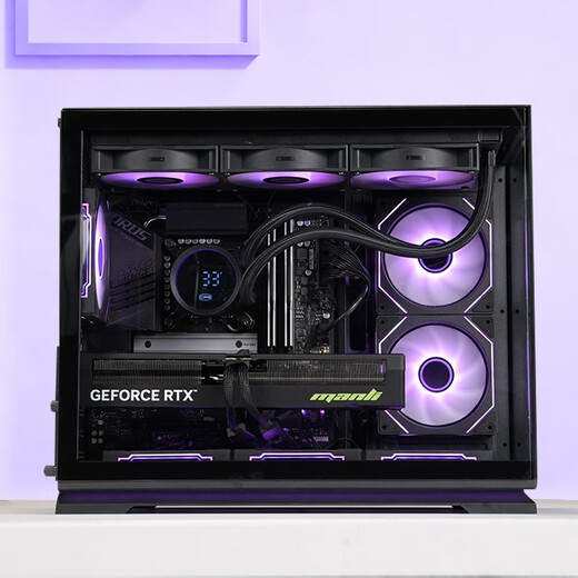 AMD Ryzen R7 9800X3D/RTX5070/5070Ti/5080 ASUS console game fever e-sports overclocking AI rendering rendering 2K 4K desktop computer complete machine 4 9800X3D丨RTX5070Ti