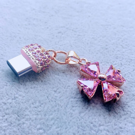 Ao Yan Lai Typec rhinestone charging port dust plug cute suitable for Huawei iPhone 15 Xiaomi oppo glory vivo true me silver heart-shaped pendant