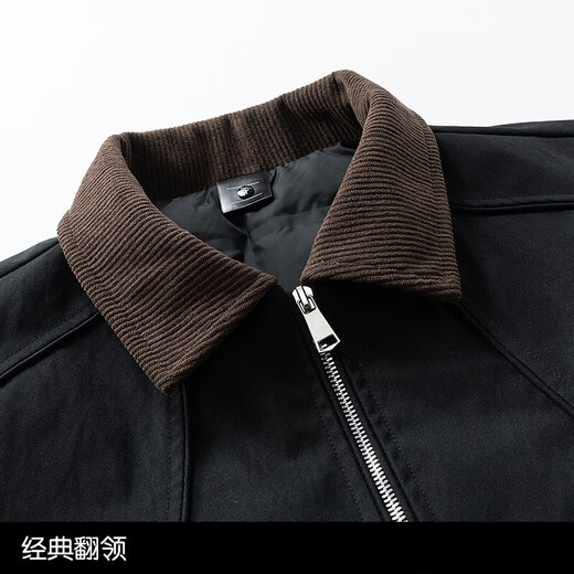 Down jacket men's new winter style 90 white duck down warm and cold-proof lapel fake two-piece casual workwear jacket top cement gray DYFF 2589 3XL recommended 175-190 Jin Jin equals 0.5 kg / down filling 112 grams