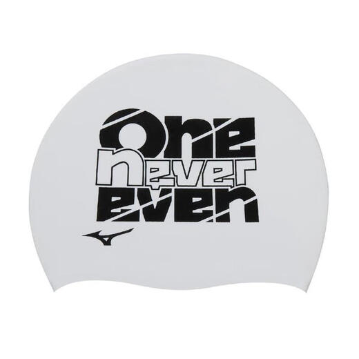 Mizuno men's and women's swimming caps are moisture-proof, soft, fit and easy to wear, reducing hair wetting. Silicone material, free size, White FF