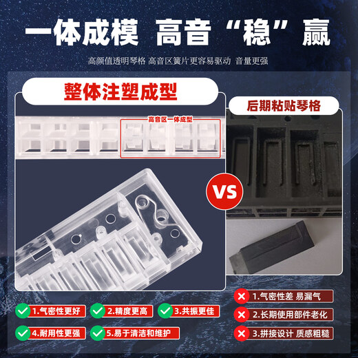 东方鼎（EAST TOP）半音阶口琴12孔48音白色款 梦想者2.0 专业演奏初学练习通用款