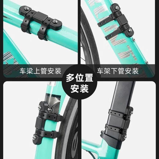 Bicycle water bottle rack, mountain road bike universal rack, punch-free conversion seat, adjustable water cup fixing bracket, water bottle rack, gradient black and red + quick release conversion seat