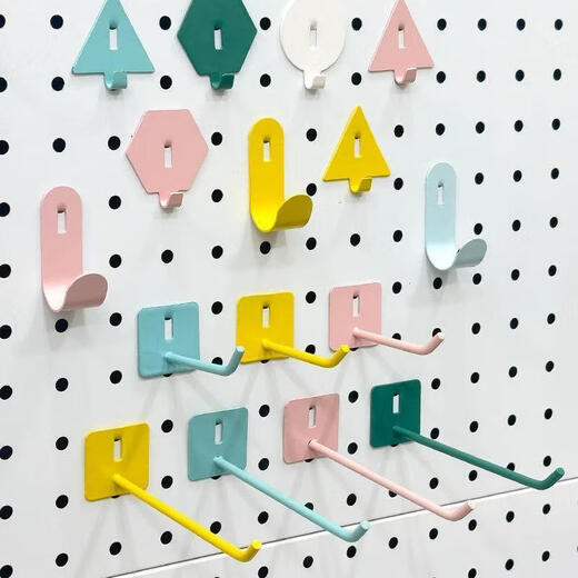 Musong e-sports hole board storage rack, Internet cafe wall display rack, home study table decoration, wall-mounted metal storage rack, metal U-shaped hook, 6 pack, dedicated for e-sports, default without light strips and accessories