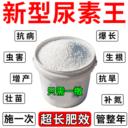 正值花开【正规原包】小颗粒尿素肥料蔬菜氮肥花卉种菜肥果蔬植物盆栽通用 颗粒尿素2桶【原包装发货/假一赔十】