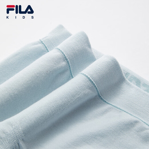 FILA antibacterial function children's underwear 2026 spring new men's and large children's boxer briefs 2-pack Ice Gray/Alice Blue-99 130