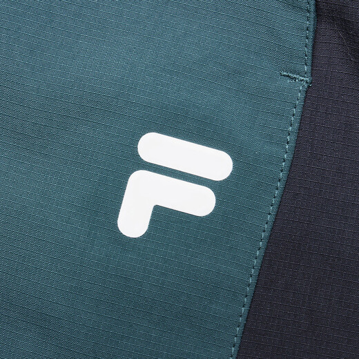 FILA Men's FUSION Series Sports Pants Men's Fashionable Retro Color Matching Loose Versatile Woven Trousers Jiangzi Dark Green M