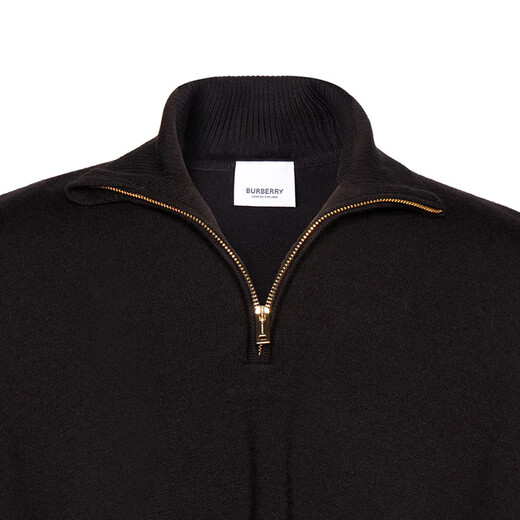 Burberry cape FW22 striped pullover loose lapel black children's style black M