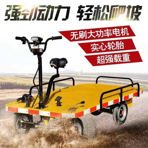 Siemens (SIEMENS) electric four-wheel flatbed truck flatbed truck snack construction site greenhouse orchard transport truck stall riding donkey manufacturer 1.5 meters wide 3 meters long 1500w motor 60v-32A8