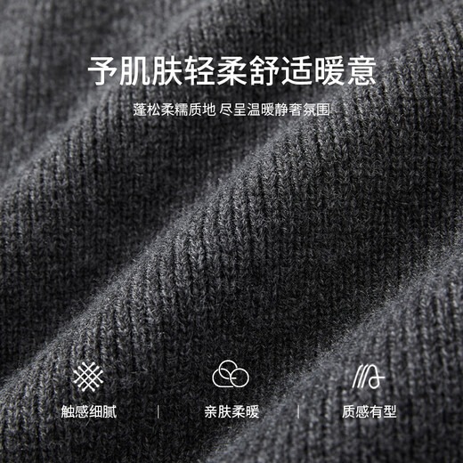 Xiangying Gray Knitted Suit Women's Spring 2026 New Bow Sweater Short Skirt New Year's Warm Clothes Complete Outfit Dark Gray M