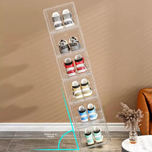 Yusenyi Shoebox Storage Box Transparent Plastic Shoe Cabinet Shoe Storage Artifact Home Shoe Rack Shoe Cabinet Storage Box Highly Transparent PP Magnetic Side Opening Door (1 Pack) Highly Transparent PP Magnetic Side Opening Door (1 Pack) 36x27x21cm 36 pcs 36x27x21cm