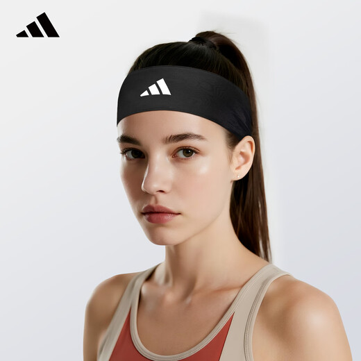 阿迪达斯（adidas）运动发带男女止汗吸汗导汗头带跑步篮球羽毛球网球头巾头箍戴束