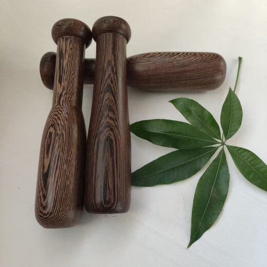 Xiongwochi low-net chicken wing wood garlic hammer manual grinding stick classic household garlic artifact garlic hammer round head garlic hammer large