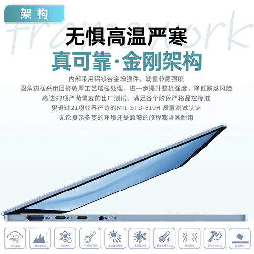 Lenovo Xiaoxin Air13 2025 Ultrabook Computadora portátil ultradelgada con diseño de oficina para estudiantes de alta gama de colores Batería de 19,9 horas de duración de larga duración Insignia Ryzen R7-7735HS 16G 1TB Clear Sky Blue Actualización Detalles del subsidio, comuníquese con el servicio al cliente Reconocimiento facial 丨 Cuerpo liviano de aleación de aluminio