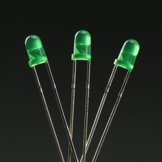 YourCee3/5mm transparent/fog/straw hat plug-in LED lamp bead/light-emitting diode white red blue yellow emerald green RGB colorful 3mm_Colorful_fast and slow flashing alternately_long feet (10 pieces) No Specifications