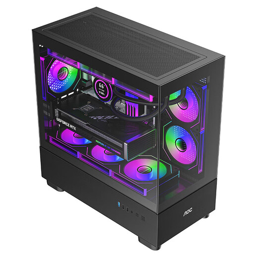 ASUS Family Bucket Ultra 7 265KF/RTX5060Ti/5070Ti/5080 Sea View Home Host E-Sports Game Desktop Host Assembly Computer DIY Complete Machine Configuration One U7 265KF/16G/512G Single Host