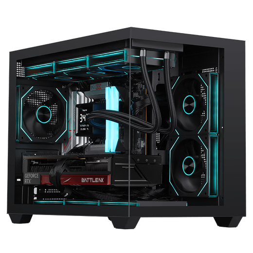 Colorful 9700X RTX 5080 5070 5060 Ti graphics card computer host 9600X desktop DIY assembly computer e-sports game machine configuration three R5 9600X+RTX 5070 host