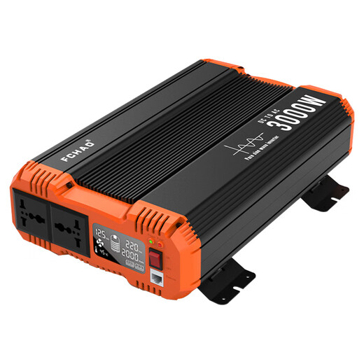 FCHAO Xingli Electric 3000W Pure Sine Wave 12V24V to 220V RV Special High Power Converter 24V2000W Orange Black PST Professional Edition_3 Year Warranty 220V_24V