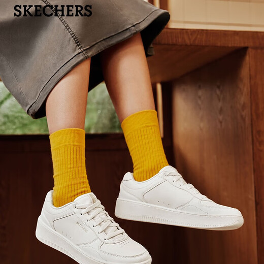 SKECHERS Men's Shoes Autumn Commuting Business Shoes Versatile Soft Soled Casual Sports Shoes Thick Soled Heightening Work Shoes 254011