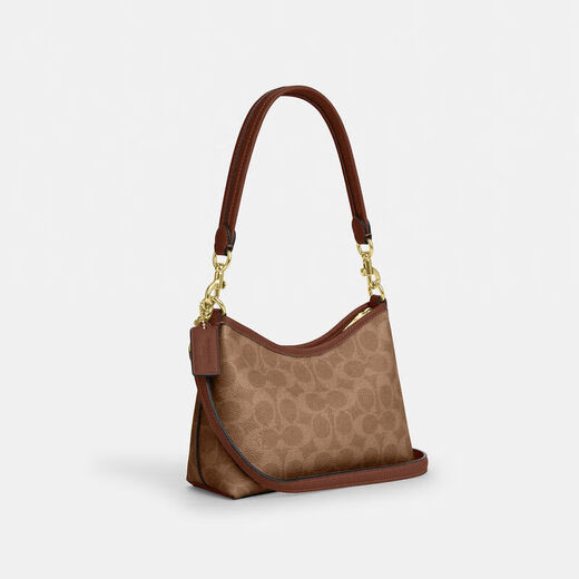 COACH classic women's bag LAUREL19 series new hobo bag light luxury printed armpit bag single shoulder crossbody bag handbag CBH15IMXHE