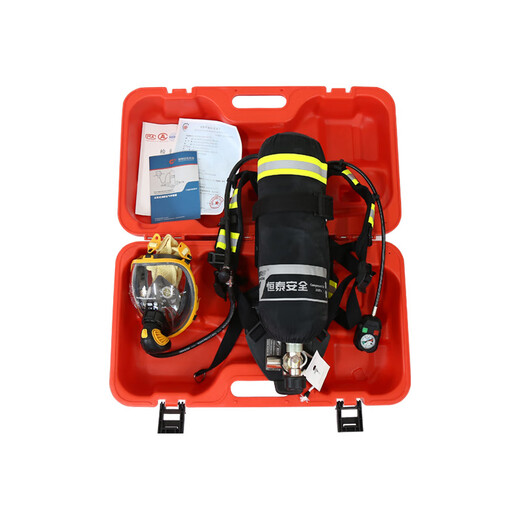 RHZK6/30 positive pressure firefighting air respirator 6.8L carbon fiber respirator self-contained face mask cylinder 3CCC 2025 report/6.8L air respirator