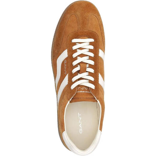 GANT men's sports sneakers, comfortable fit, breathable design, easy to put on and take off, lightweight walking suede material, Yellow 43