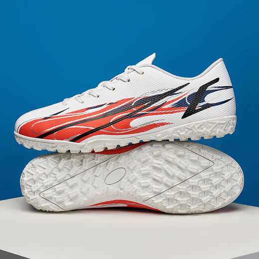 2025 new autumn youth football shoes for boys and girls competition TF shock-absorbing breathable non-slip training football shoes white-broken nails 41 2025 new autumn youth football shoes for boys and girls competition TF shock-absorbing breathable non-slip training football shoes white-broken nails 41
