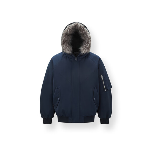 Semir down jacket men's winter 80 down three-proof pilot jacket 2025 detachable fur collar hood 109725113115