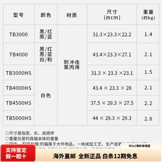 DAIWA TB new hard fishing box fishing gear storage box 1L TB_4500HS_Pearl White About 37.5_x_29.3