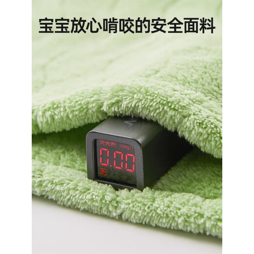 Keyobi children's bath towel baby hooded cloak bathrobe wearable baby newborn bath wrap child super soft pink_Rabbit Class A standard 80*120cm