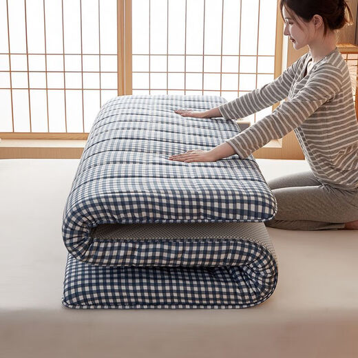 Yong Huan Tatami Mattress Customized 90*170*180*190*200*220*230*240*250 Children's Student Mattress MiGe Green 6cm Thick Cotton + High Elastic Cotton Filling 60*120cm Baby Mattress