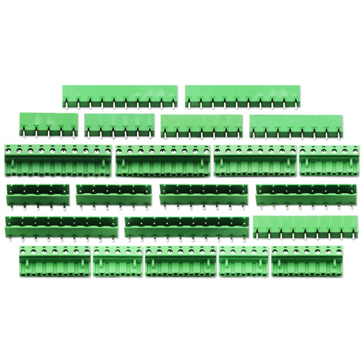 Dafuri KF2EDG 7.62MM terminal block PCB terminal 2P 3P 4P 5P6P7P8P9P12P plug-in type 5P straight pin + socket 7.62MM plug-in type (1 set)