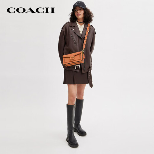 COACH brand direct supply women's medium TABBY26 shoulder crossbody handbag orange CJ838