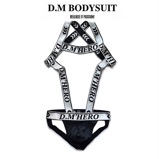 Men's underwear one-piece thong letter belt double thong sexy temptation T pants sports strands empty shorts green M 100-115Jin Jin equals 0.5 kg