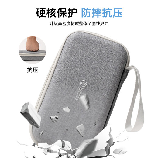 Biaz is suitable for DJI DJI pocket3 storage bag all-purpose camera bag pocket Osmo camera protection box storage bag protection box portable handheld accessories travel bag gray XJ20