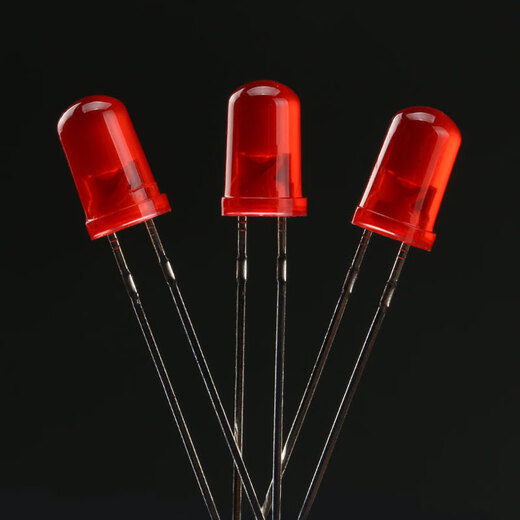 YourCee3/5mm transparent/fog/straw hat plug-in LED lamp bead/light-emitting diode white red blue yellow emerald green RGB colorful 3mm_Colorful_fast and slow flashing alternately_long feet (10 pieces) No Specifications