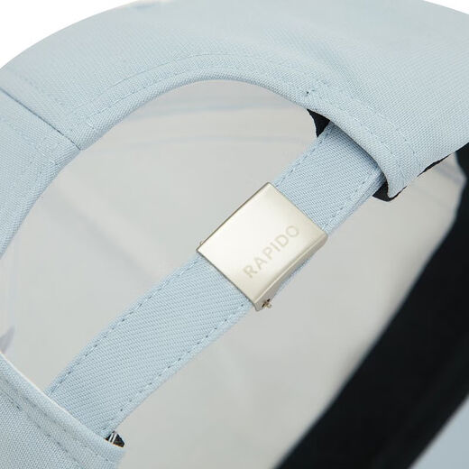 Rapido 雳霹道 autumn and winter new men's and women's fashionable sun visor casual hats, peaked caps, simple baseball caps, sky blue, one size