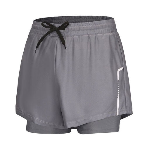 2025 new men's swimming trunks double layer anti-embarrassment men's swimming trunks swimsuit racing quick-drying beach shorts N32+C60 five-piece swimming cap swimming goggles nose clip earplugs L L Recommended weight 100-115Jin Jin is equal to 0.5 kg