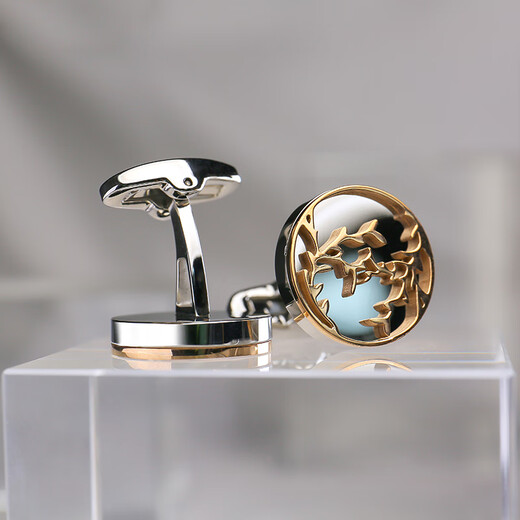 GIEVES CHARLESE cufflinks, men's cuff buttons, high-end shirts, light luxury buttons, suit shirts, French customization, simple sleeve nails, luxury products, gift box cufflinks